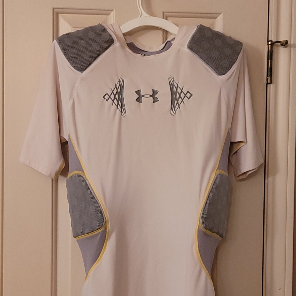 Under Armour padded compression football top